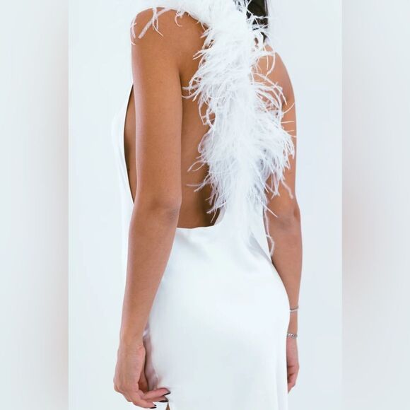 Made by ILA white silk gown size XS NWT - Picture 7 of 11